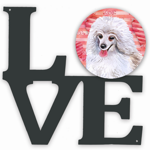 Dog Love & Hearts Metal Wall Artwork - 194030204375