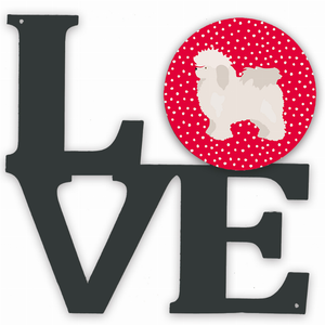 Dog Metal Wall Artwork LOVE - 194030214398