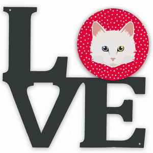 Cat Love Metal Wall Artwork LOVE - 194030209936