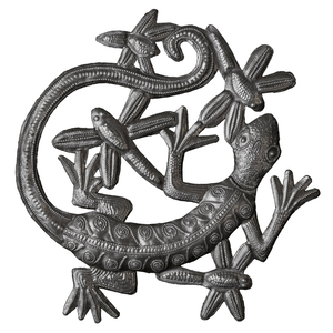 Gecko with Dragonflies - 695924866568