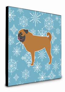 Winter Snowflake Dog Artwork Wall Panel - 194030238646