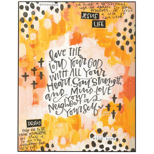 Wall Plaque Love The Lord Your God - 603799019026