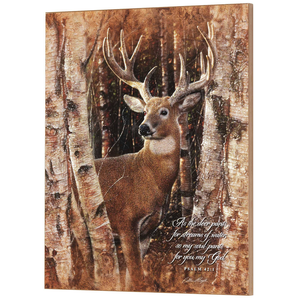 Wall Plaque As The Deer Pants Psalm 42:1 - 603799474146