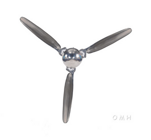 3-Blade Propeller Wall Decor - 640901136851