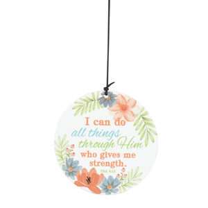 Windchime I Can Do All Things - 603799865524