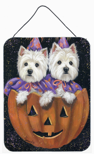 Halloween Dog Artwork Wall or Door Hanging Prints - 194030383599