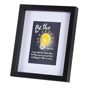 Framed Art Be The Light Matt. 5:16 - 603799560535