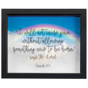Framed Wall Art I Will Not Cause Pain - 603799473798