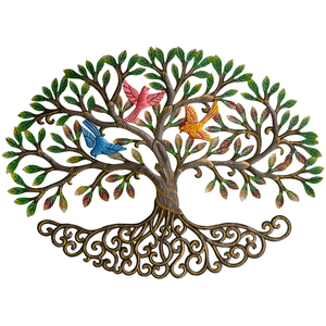 Painted Tree of Life Oval - 798118809362