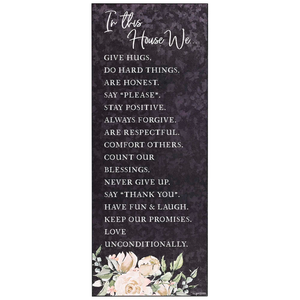 Wall Plaque In This House - 603799594141