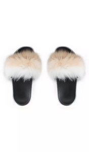 Faux Fur Slides - 746160467481