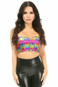 Lavish Short Bustier Top - 655222095947