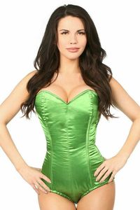 Lavish Satin Corset Romper - 612058854261