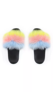 Faux Fur Slides - 746160467498