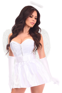 Lavish 5 PC Sweet Angel Corset Costume - 840389601333