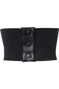 Lavish Lace Overlay Corset Belt Cincher - 782588087818