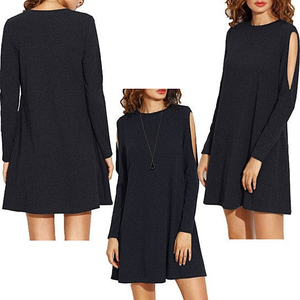 Almondina Tunic Dress With Slivered Sleeves - 723466540827