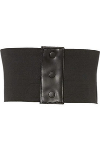 Lavish Lace Overlay Corset Belt Cincher - 782588088105