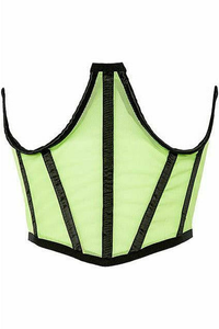 Lavish Mesh Open Cup Waist Cincher - 782588113548