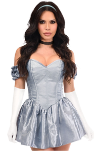 Daisy Corsets Top Drawer 4 PC Storybook Princess Corset Dress Costume 2X Plus Size Storybook Princess Corset Dress Set