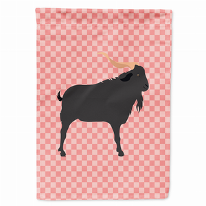 Animal/Bird Themed Pink Check Flag Canvas - 638508945310