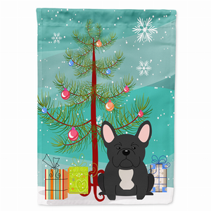 Merry Christmas Tree/Dog breed Themed Flag Canvas - 638508536563