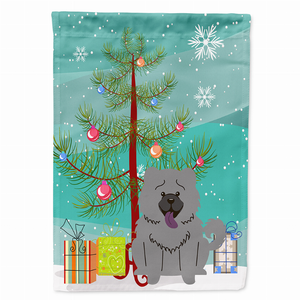 Merry Christmas Tree/Dog breed Themed Flag Canvas - 638508537812