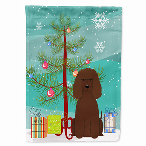Merry Christmas Tree/Dog breed Themed Flag Canvas - 638508537058