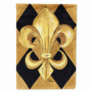 Fleur de lis Themed Flag Canvas - 705332087438