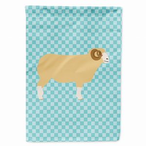 Animal/Bird Themed Blue Check Flag Canvas - 638508948038