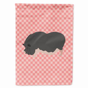 Animal/Bird Themed Pink Check Flag Canvas - 638508945907