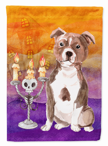 Halloween Dog Art Flag Canvas - 194030049419