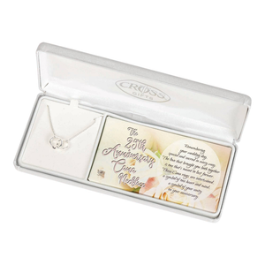 Nk-Cana Anniversary Rngs Silver Plate -18"Ch - 603799997164