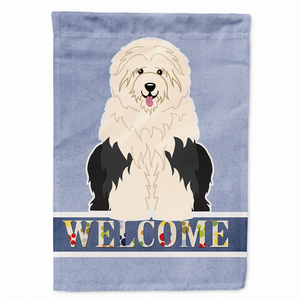 Welcome/Dog Breed Flag Canvas - 638508723918