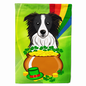 St. Patrick's Day/Dog Breed Flag Canvas - 638508192820