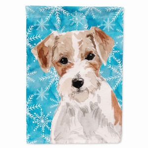 Winter/Dog Breed Flag Canvas House Size - 652259138623