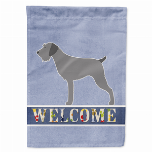 Welcome/Dog Breed Flag Canvas - 638508691071