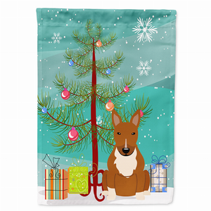 Merry Christmas Tree/Dog breed Themed Flag Canvas - 638508537768