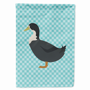 Animal/Bird Themed Blue Check Flag Canvas - 638508946850