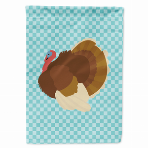 Animal/Bird Themed Blue Check Flag Canvas - 638508948137