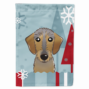 Winter Holiday/Dog Breed Flag Canvas - 638508122568