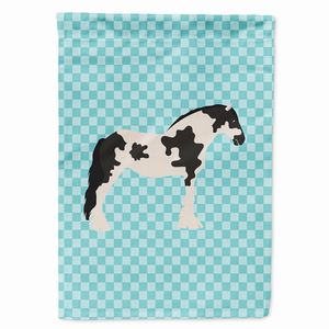 Animal/Bird Themed Blue Check Flag Canvas - 638508947352