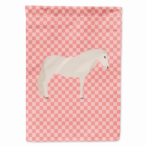 Animal/Bird Themed Pink Check Flag Canvas - 638508945549