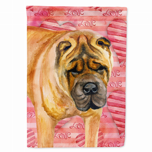 Love/Dog Breed Themed Flag Canvas - 652259160075