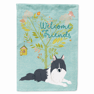 Welcome Friends/Dog Breed Themed Flag Canvas - 652259198894