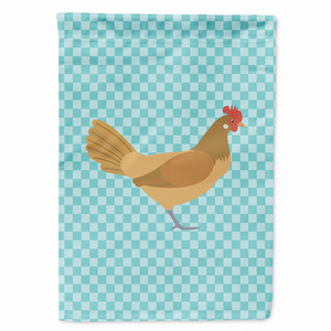 Animal/Bird Themed Blue Check Flag Canvas - 638508946553