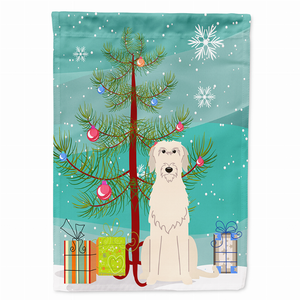 Merry Christmas Tree/Dog breed Themed Flag Canvas - 638508537072