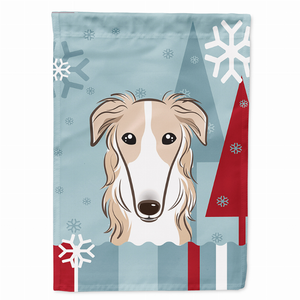 Winter Holiday/Dog Breed Flag Canvas - 638508122513