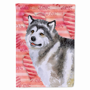 Love/Dog Breed Themed Flag Canvas - 652259159840