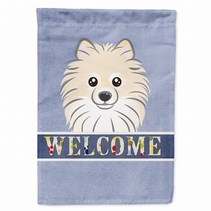 Welcome/Dog Breed Flag Canvas - 638508011480